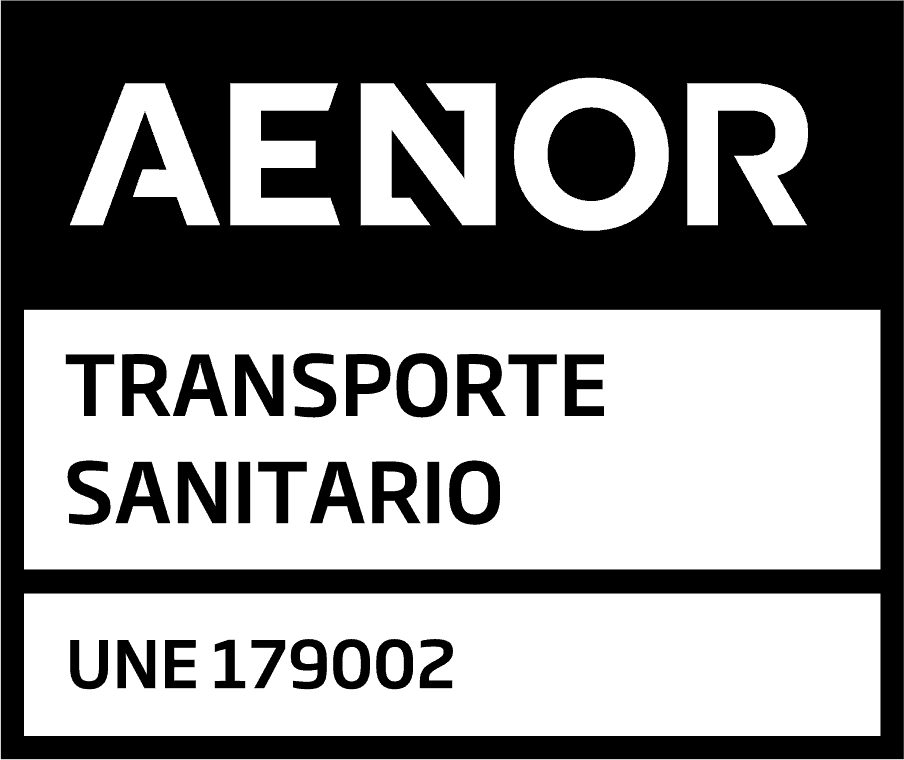 Sello Aenor transporte sanitario une 179002 POS