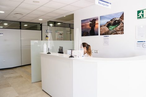recepción Clínica San Antonio